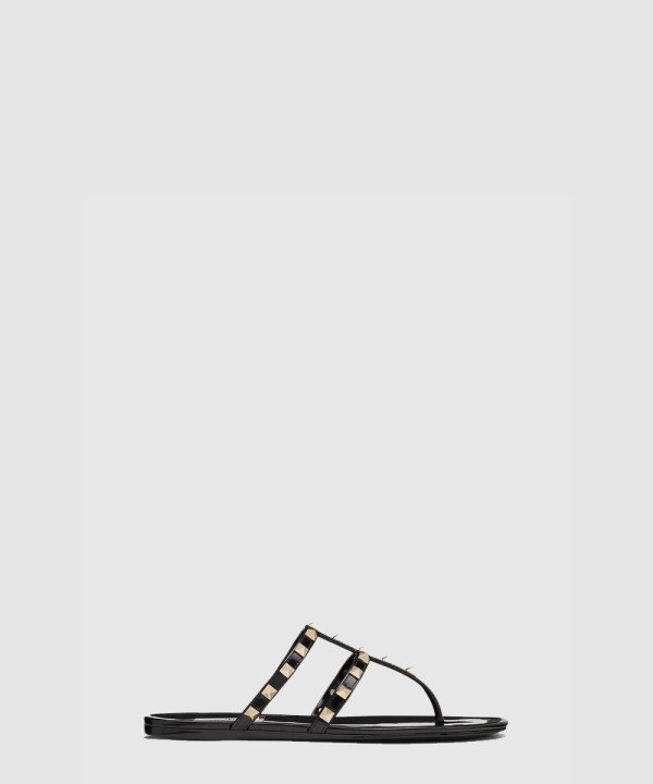[VALENTINO-발렌티노]락스터드 러버 슬리퍼