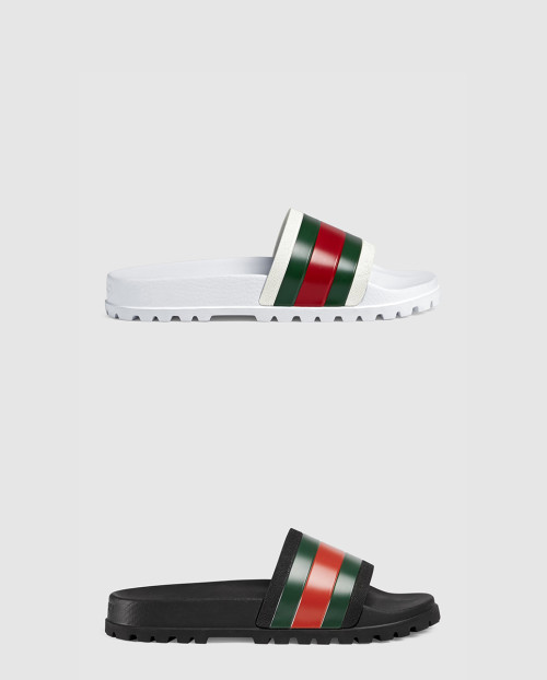 [GUCCI-구찌]웹 삼선 슬리퍼 429469