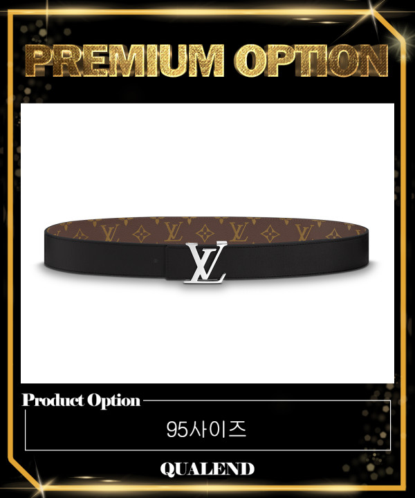 [LOUIS VUITTON-루이비통]LV 이니셜 리버서블 모노그램 벨트 M9821S