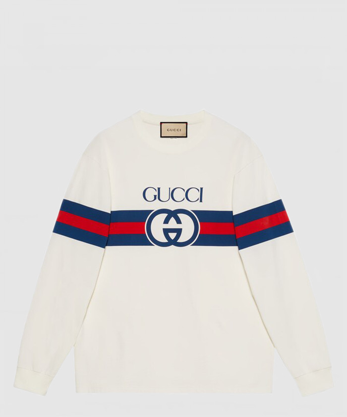 레플리카|이미테이션 gucci-구찌자수-코튼-저지-스웨트셔츠-581903
