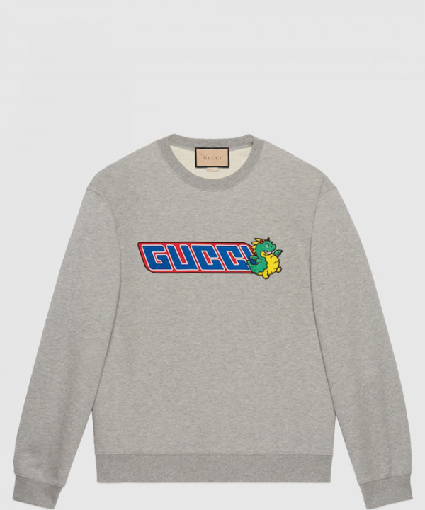 [GUCCI-구찌]자수 코튼 저지 스웨트셔츠 770916
