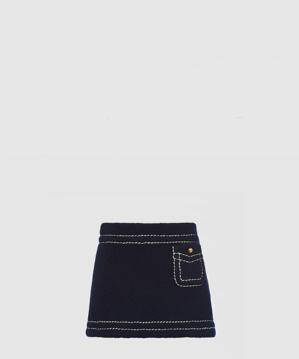 [PRADA-프라다]캐시미어 미니스커트 21480