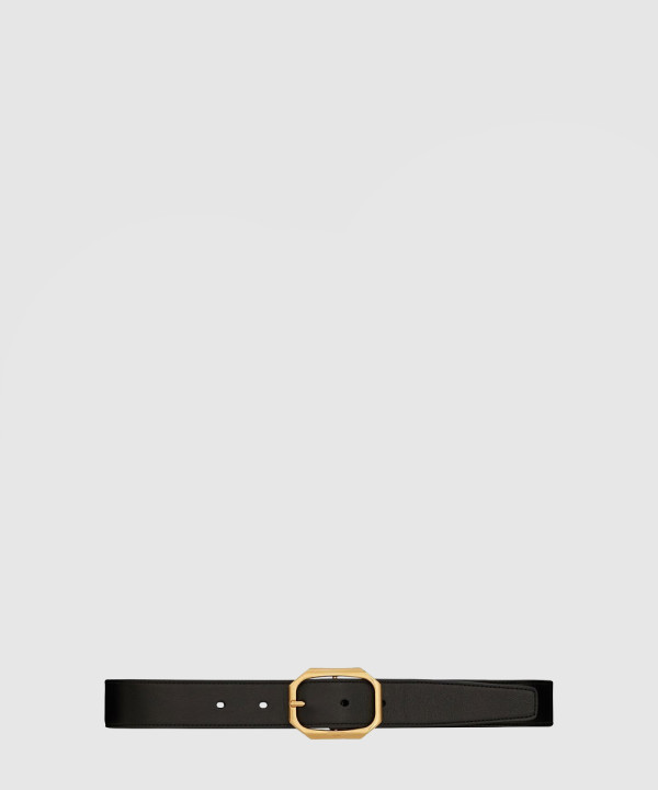 [SAINT LAURENT-생로랑]가죽 팔각 벨트 669889