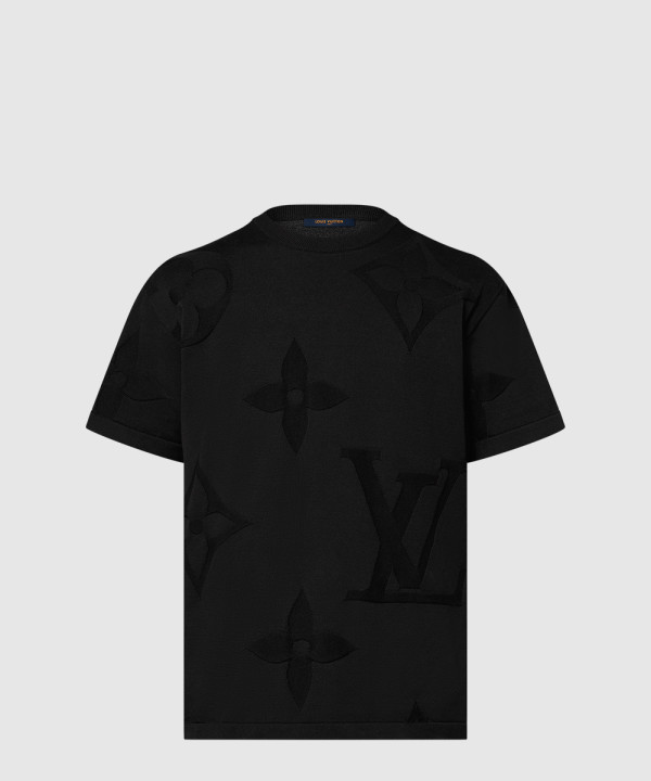 [LOUIS VUITTON-루이비통]모노그램 쇼트 슬리브드 코튼 크루넥 1AFYEZ