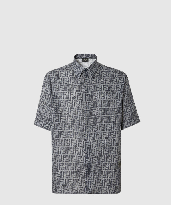 [BURBERRY-버버리]탑스티치 블루 FF 데님 셔츠 FS0795