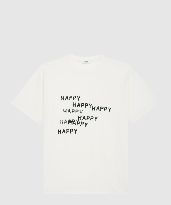 레플리카|이미테이션 celine-셀린느happy-happy-루즈-코튼-저지-티셔츠-rx06f6
