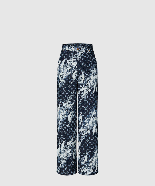 [LOUIS VUITTON-루이비통]모노그램 프린트 데님 팬츠 1AFAC8