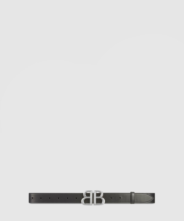 [BALENCIAGA-발렌시아가]해커 BB 소가죽 벨트 680456
