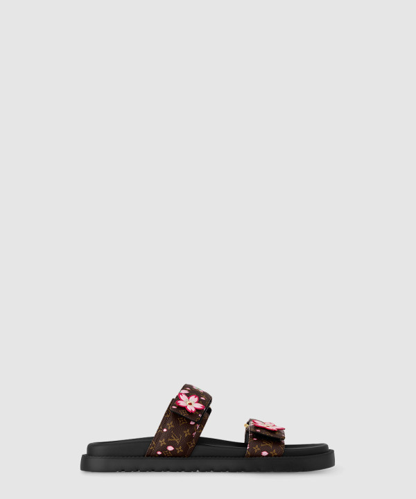 [LOUIS VUITTON-루이비통]선셋 플랫 컴포트 뮬 1AGVZ0