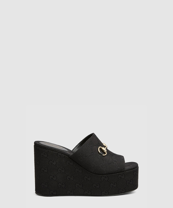 [GUCCI-구찌]홀스빗 웨지 샌들 816328