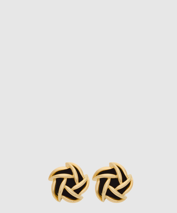 [SAINT LAURENT-생로랑]스웨이드 스크류 귀걸이 769093
