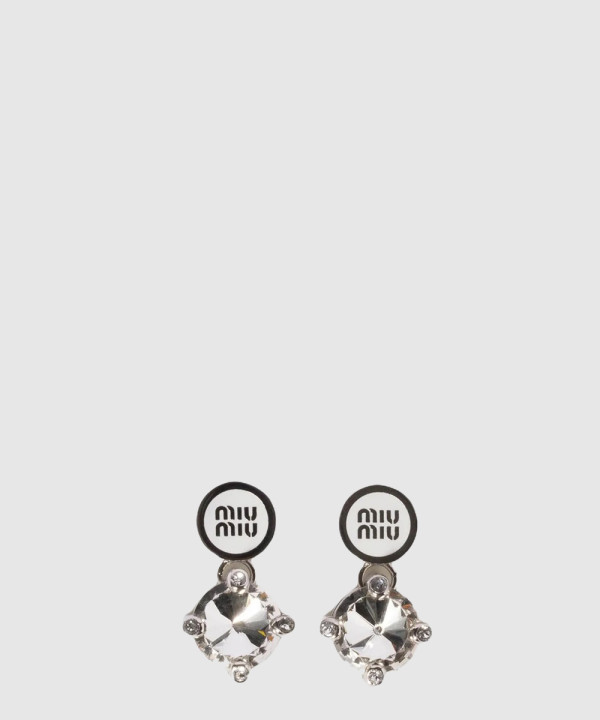 [MIUMIU-미우미우]에나멜 메탈 이어링 5IO210