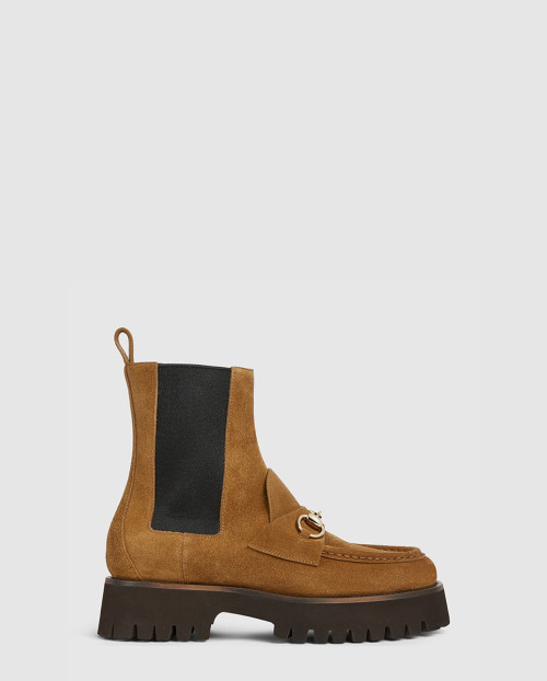 [GUCCI-구찌]홀스빗 앵클 부츠 834770
