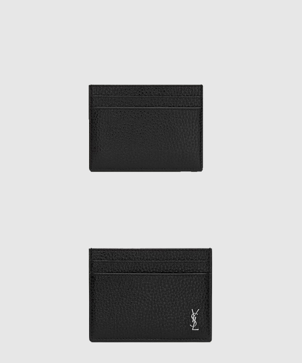 [SAINT LAURENT-생로랑]그레인 가죽 소재의 미니 CASSANDRE 카드 케이스 607603