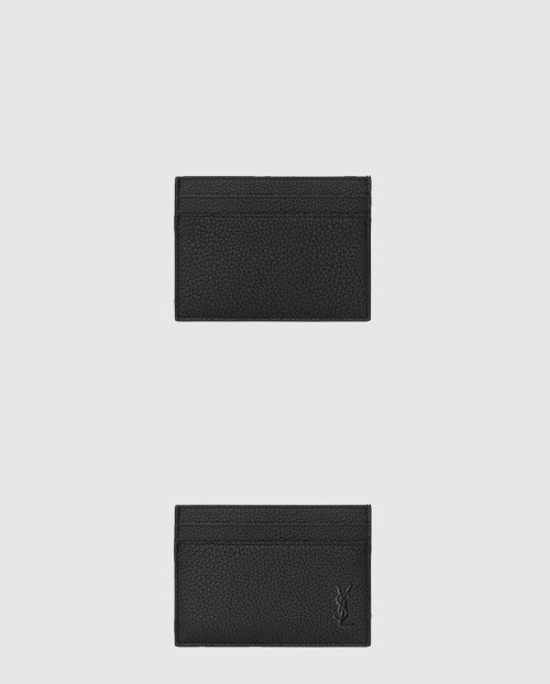 [SAINT LAURENT-생로랑]카드 홀더 아이코닉 시그니처 687098